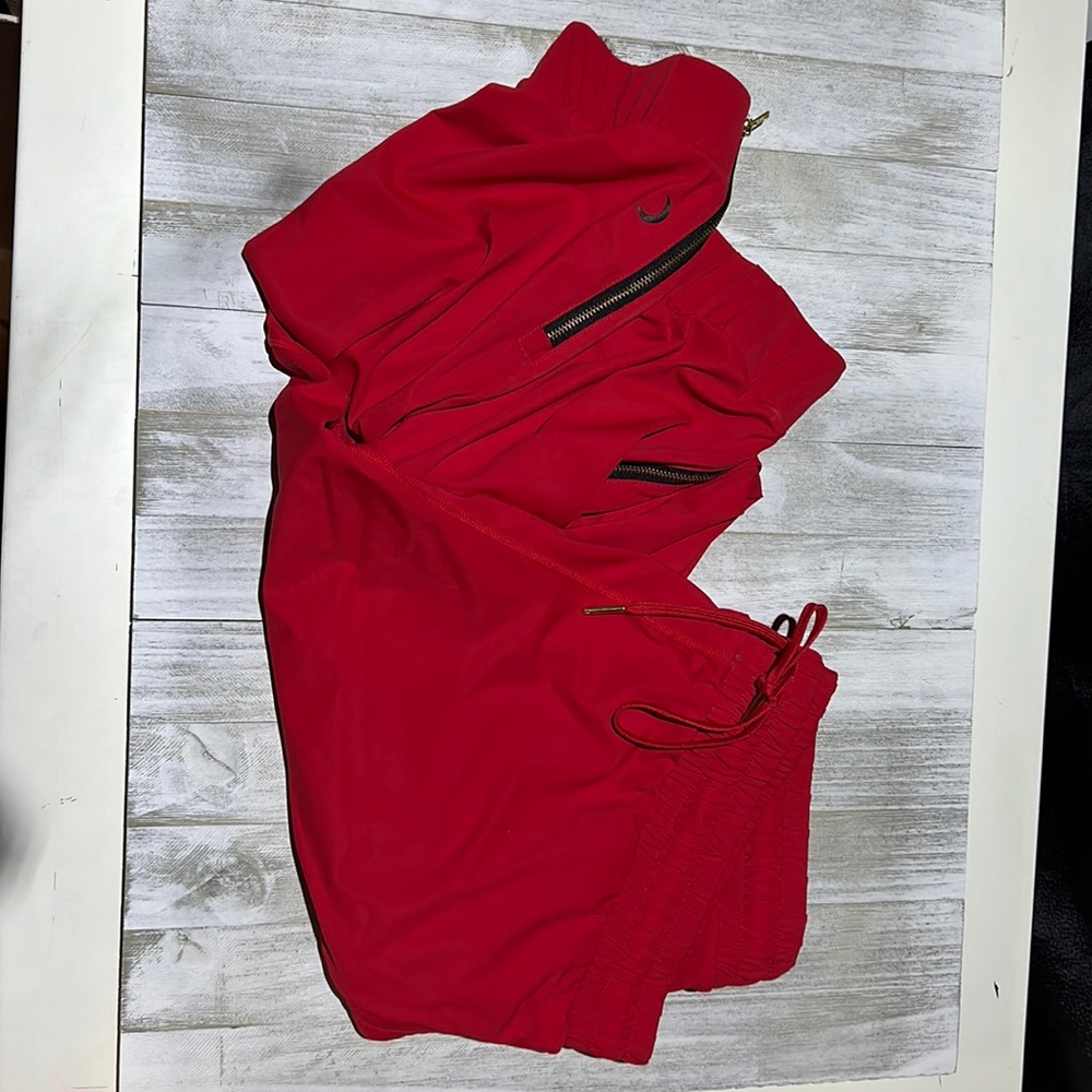 Zyia XXL RED zipped joggers